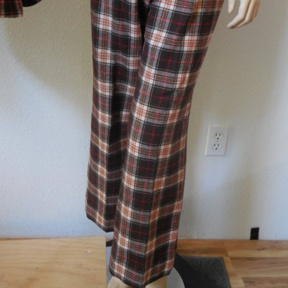 Vintage 70s Plaid Wool Pants and Shirt by Pendleton S-M - Picture 12 of 14
